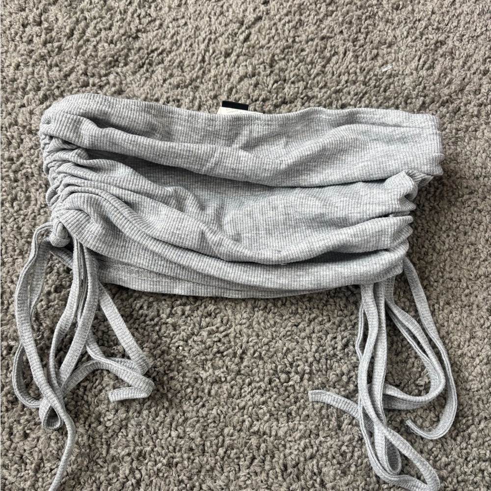 SHEIN Light Gray Ruched Headband